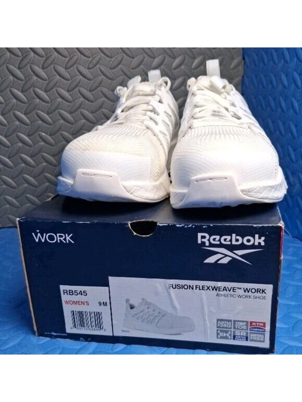 Reebok Fusion Flexweave Athletic Work Composite Toe Shoe Mens 10 W New in box